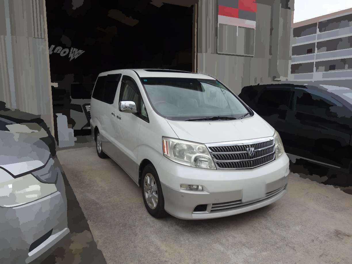 アルファード MNH15 事務室車登録